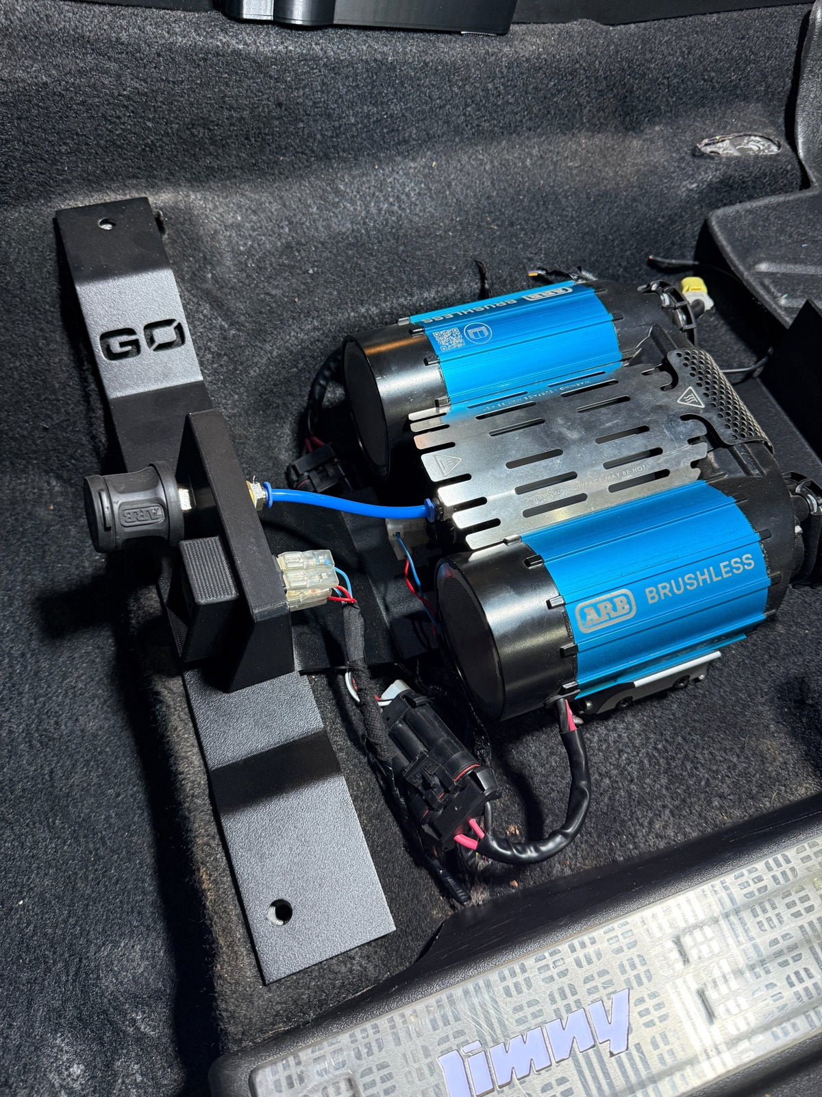 GZERO Jimny Underseat Compressor Bracket - GZERO Systems