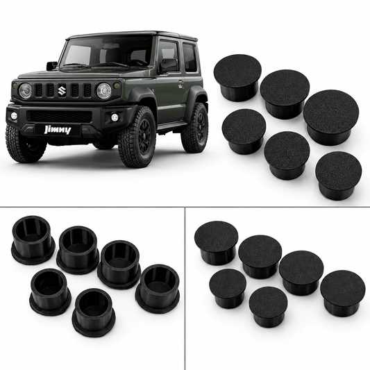 TPU Chassis Plug Cover for Jimny JB74 (Rubber) 6 PCS Set - GZERO Systems